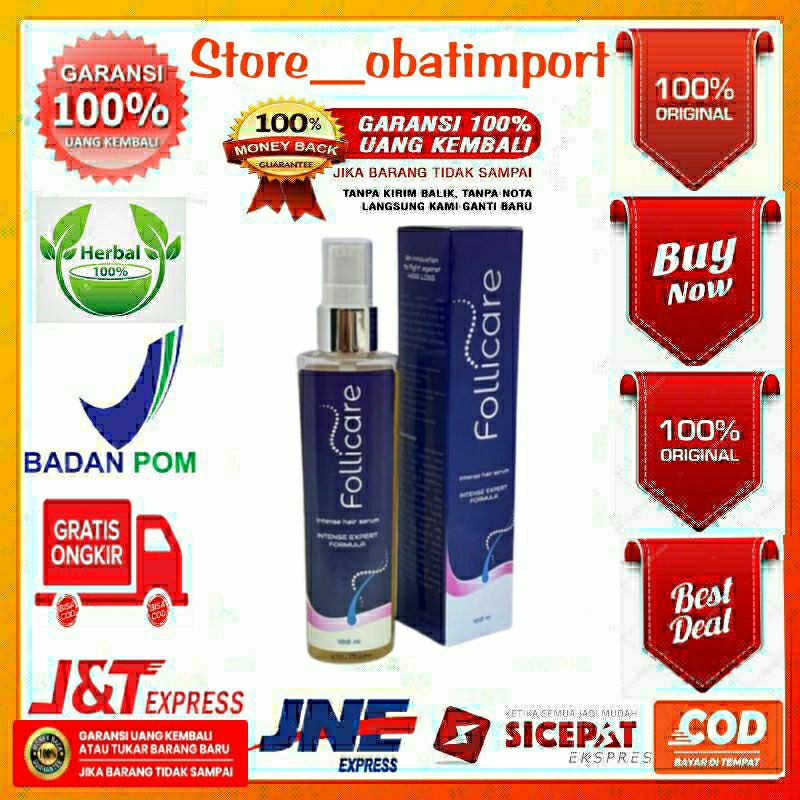 Follicare Obat Penumbuh Rambut Hairtonic - Follicare Asli Original BPOM - FOLLICARE