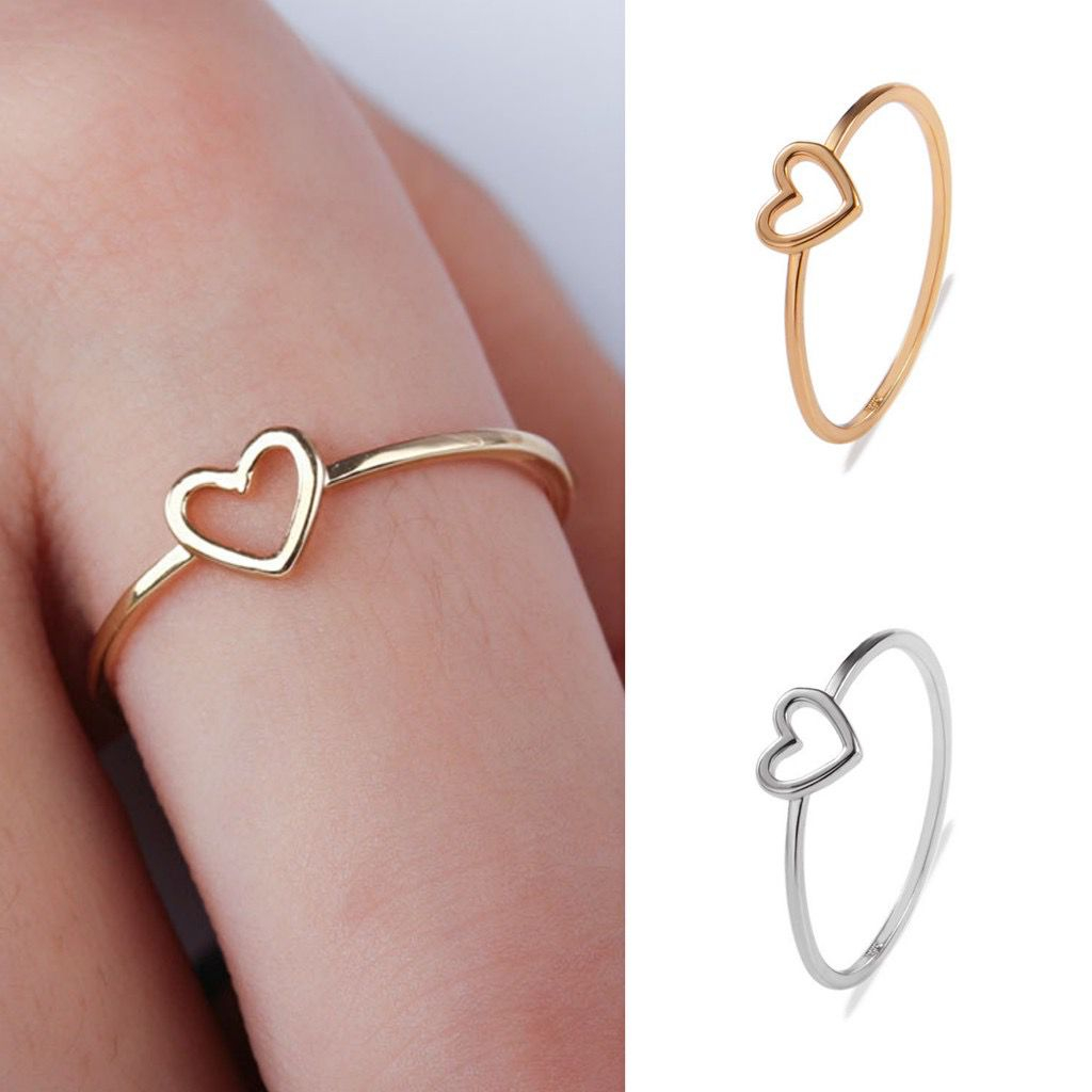 Cincin Love Cincin Wanita Motif Love Aksesoris Fashion Cincin Kasual Wanita