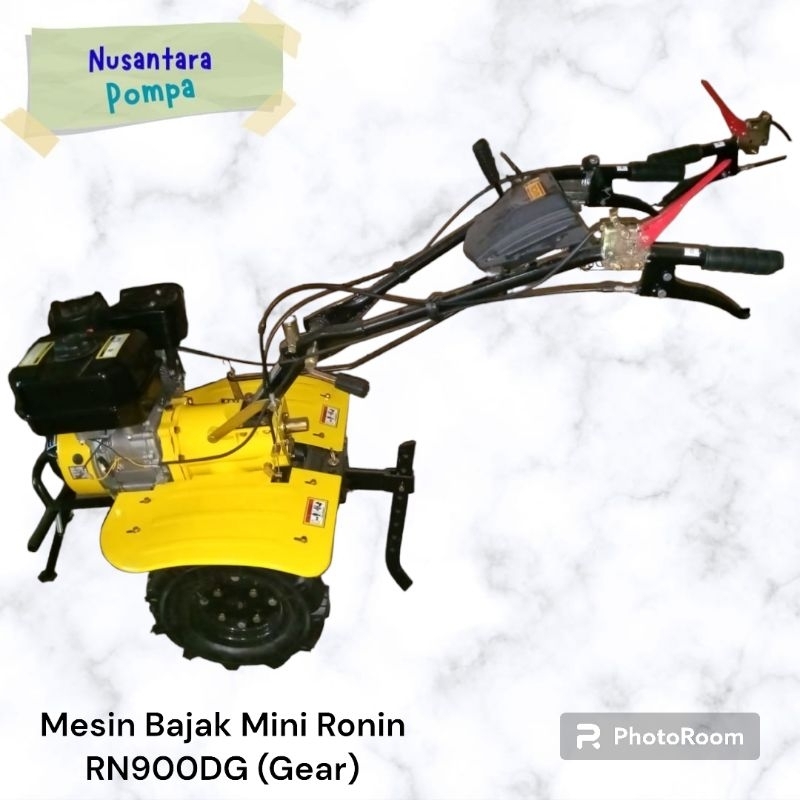 Mesin Bajak Mini / Mini Tiller / Cultivator Ronin RN900DG (Gear)