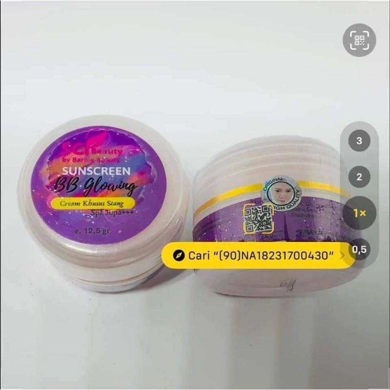 MFI - SUNSCREEN PELICIN BB GLOWING BARBIE BEAUTY SCI SPF30 PA++ | NETTO 12,5 gr