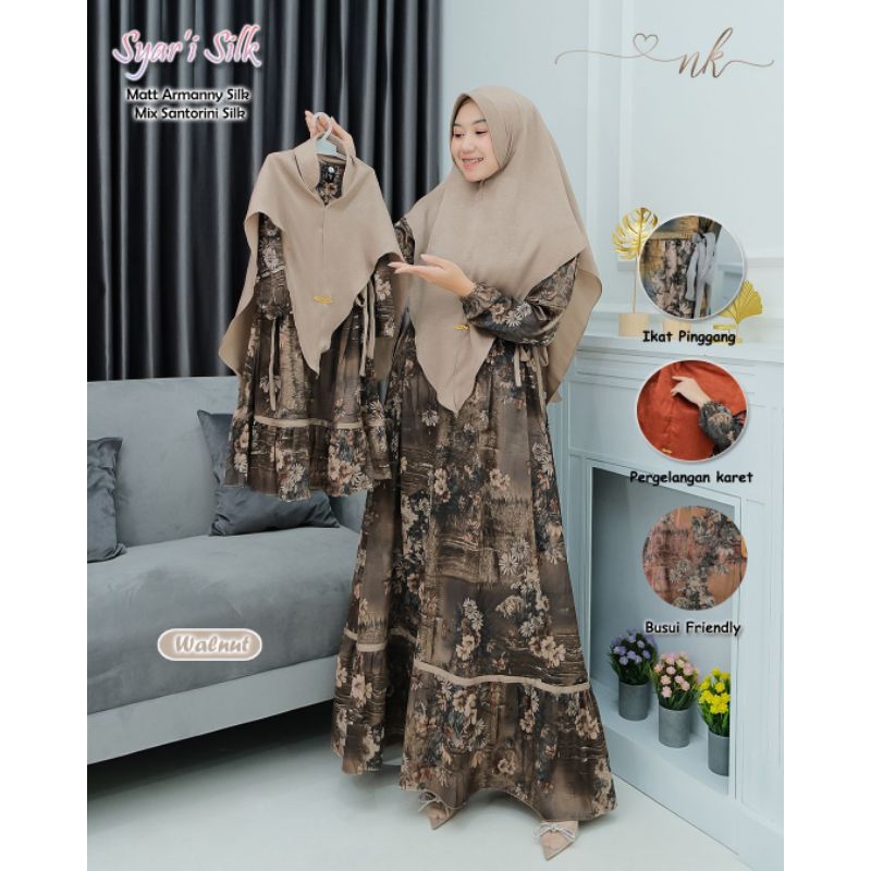 Gamis Set Hijab ORI Dr NK