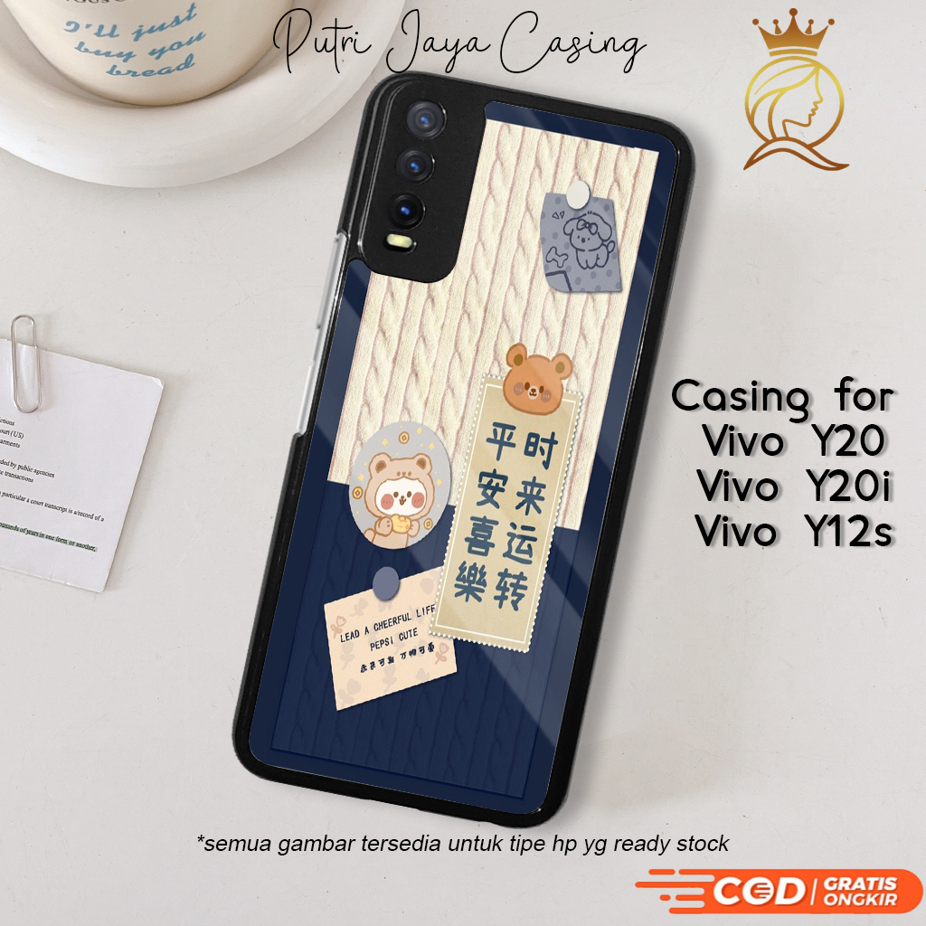 Case Hp Vivo Y20 Y20i Y12s Casing Vivo Y20 Y20i  Y12s Motif 02 CUTE Casing Terbaru Case Karakter Luc