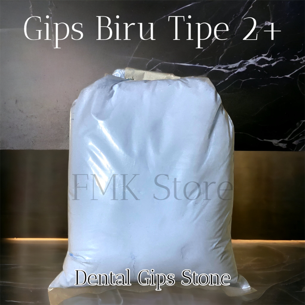 Gips Biru Tipe 2 Plus Dental Gips Stone Dental Stone Plaster Gypsum Model Study