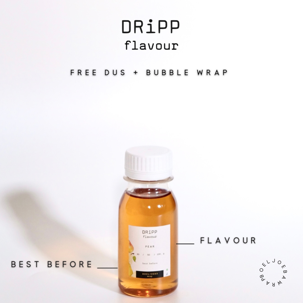 Dripp Pear Syrup Repack [30, 50, 100] g