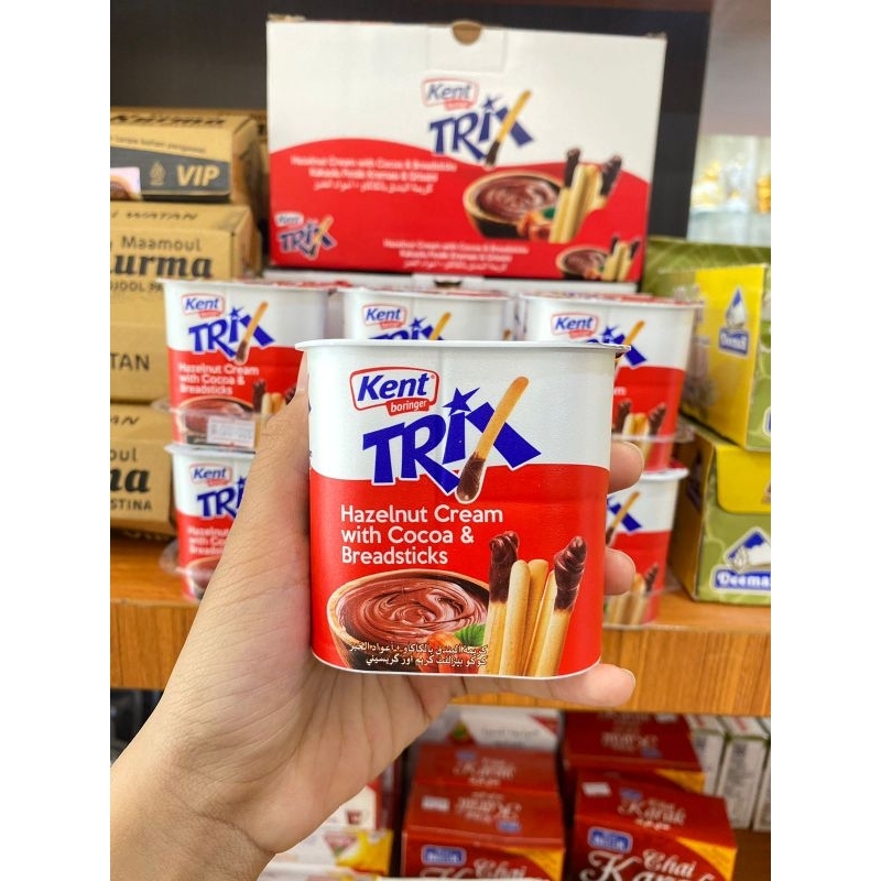 

Biskuit Stik Kent Trix Hazelnut Cream With Cocoa & Breadsticks