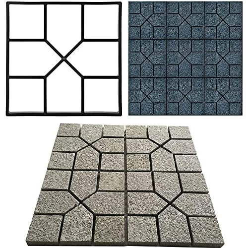 Cetakan Paving Block DIY Paving Blok Mudah Praktis Cetakan Jalan Teras Bentuk Trapesium