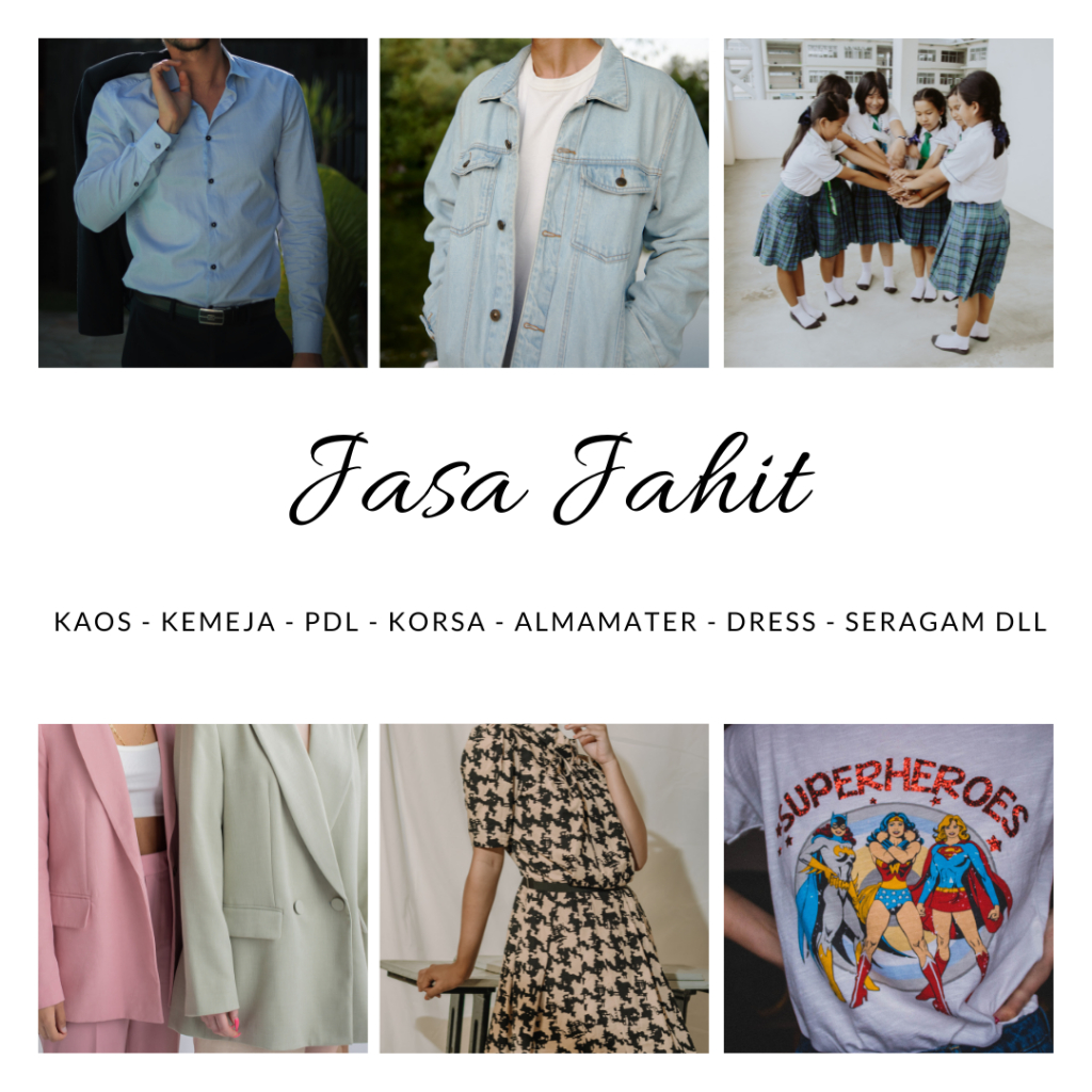 Jasa Jahit Baju Wanita Dress Seragam