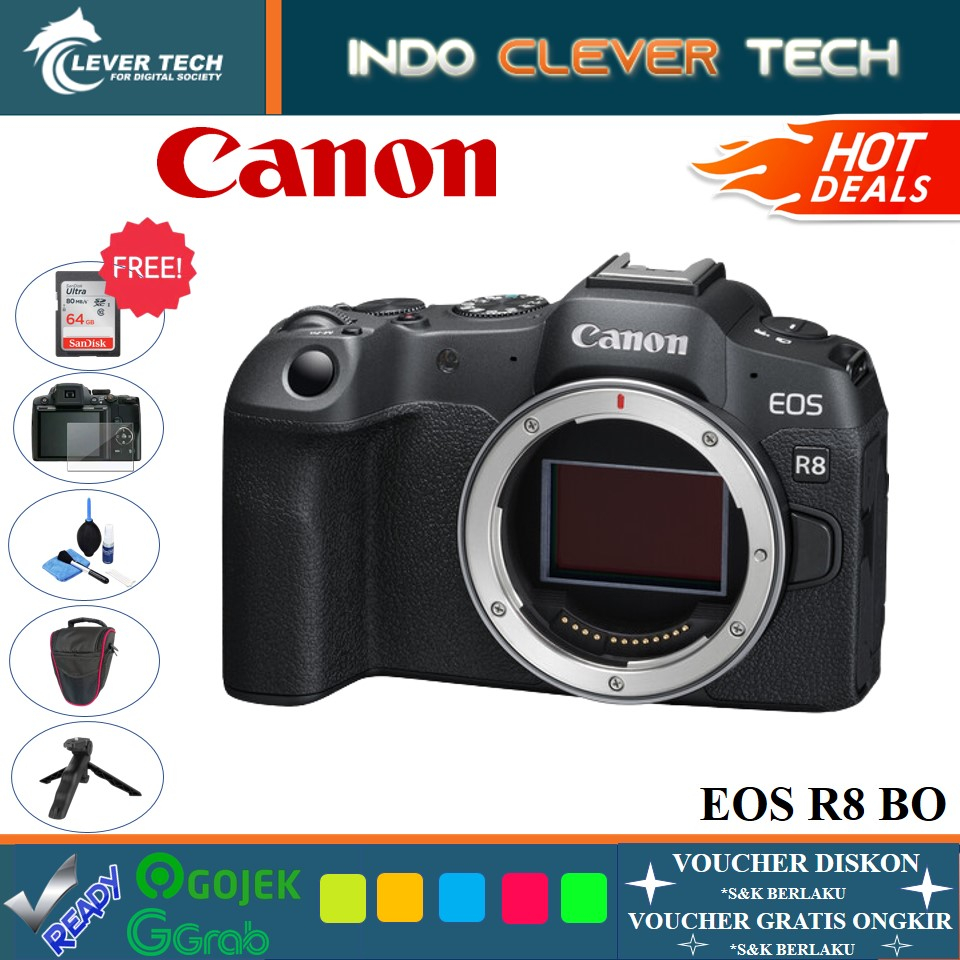 Canon EOS R8 Body Only Mirrorless Camera Canon R8 BO - GARANSI RESMI