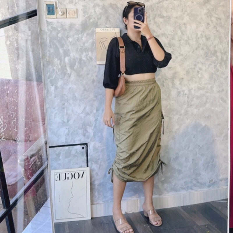 cargo skirt // cargo skirt parasut