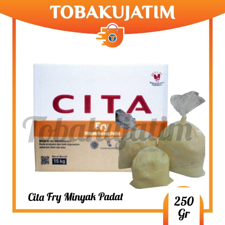 

margarin CITA FRY 250gr minyak goreng padat