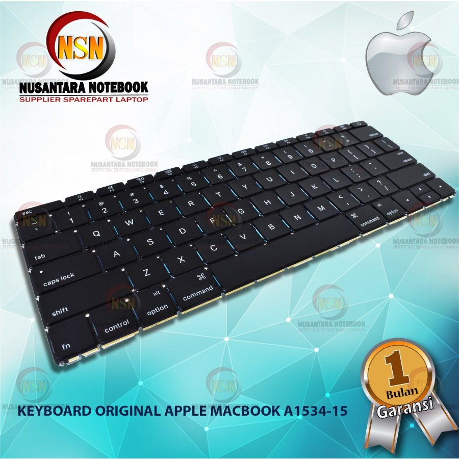 Keyboard Apple A1534 For Mac 12 Inch Retina A1534 l (Early 2015) small Enter US