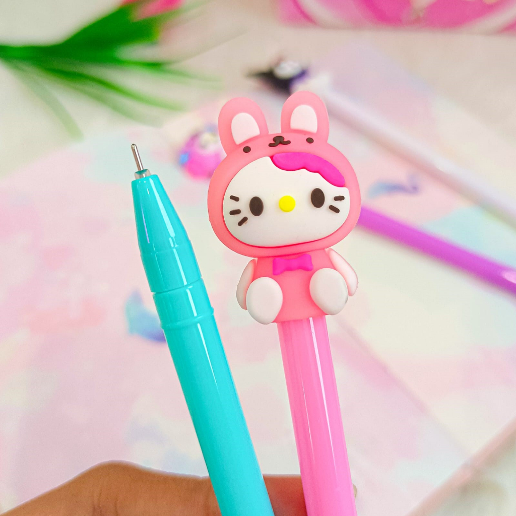 &quot;SELUSIN PULPEN SANRIO COSTUME ISI 12 PCS TINTA GEL KARAKTER PEN UNIK BOLPEN PENA  DISNEY LUCU COD TERMURAH&quot;