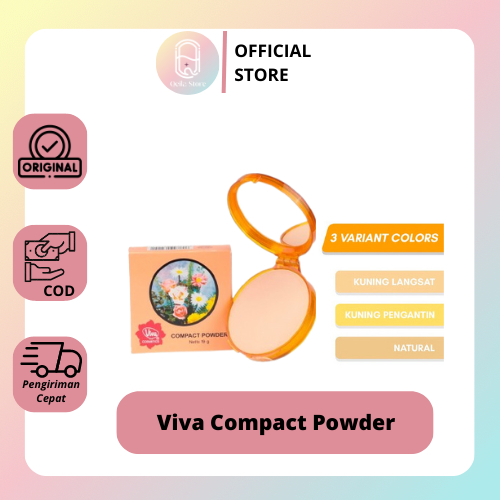 QEILA - Viva Compact Powder Tersedia 3 Varian Warna | Ready Stok