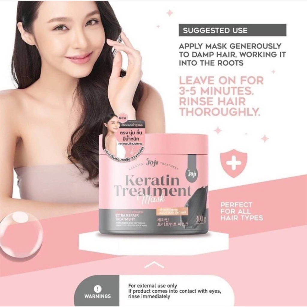JOJI Secret Young Keratin Treatment Hair Mask / Masker Rambut JOJI Thailand Original