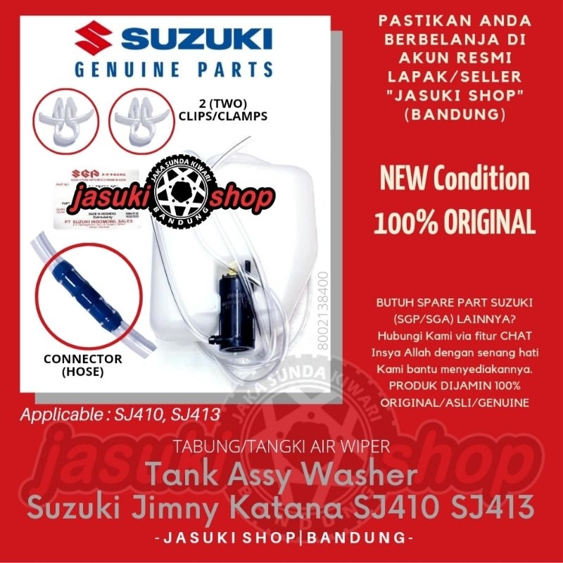 Tabung Tangki Wiper Suzuki Carry 1.0 ST100 Jimny Katana Sierra Caribian SJ410 SJ413 LJ80 Asli Ori Or