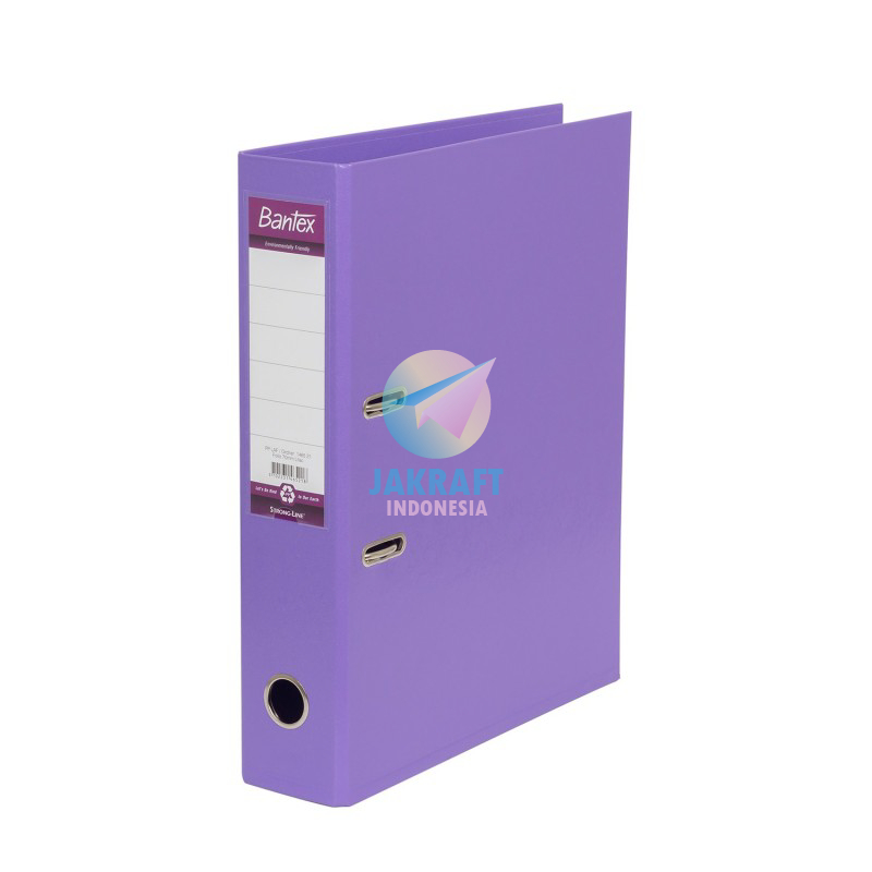 

(1 Unit) Ordner Map BANTEX 1465V 21 (Lilac) 7 Cm Folio FC F4 LAF PVC Garansi Asli