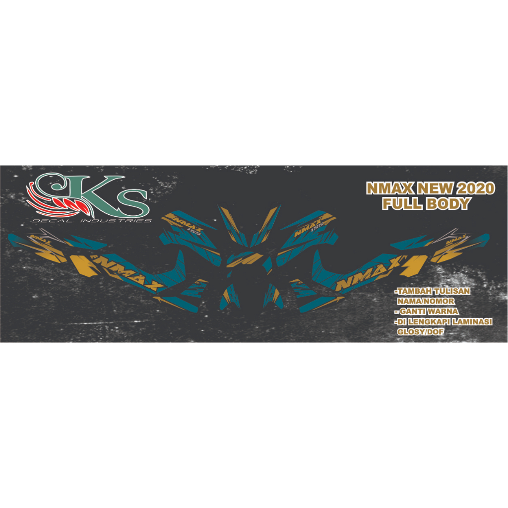 Stiker NMAX-Decal NMAX(Custom)