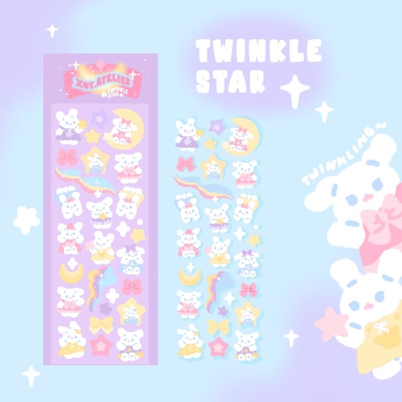 

Twinkle star sticker | xoy.atelier