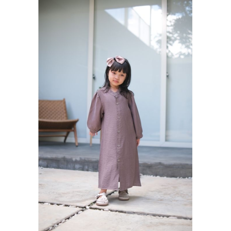 GEMYLA DRESS - Promo 10.10 Gamis kemeja long dress Anak Rok Outer Bayi Kids Dress Cewek Perempuan Katun  Murah 1-6 Thn