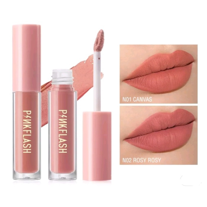 ✿ELYSABETHME✿ PINKFLASH lip cream lasting matte lipstick cair best seller