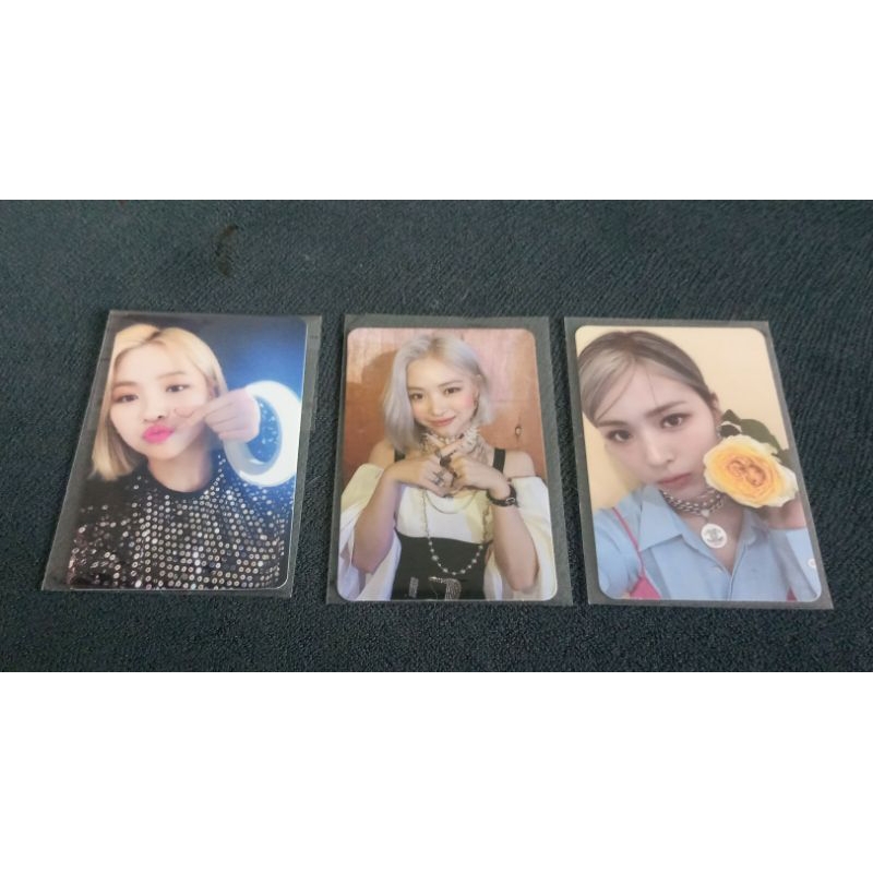 Official PC Photocard Photo Card Ryujin ITZY Not Shy Light Ring Crazy In Love CIL Bunga