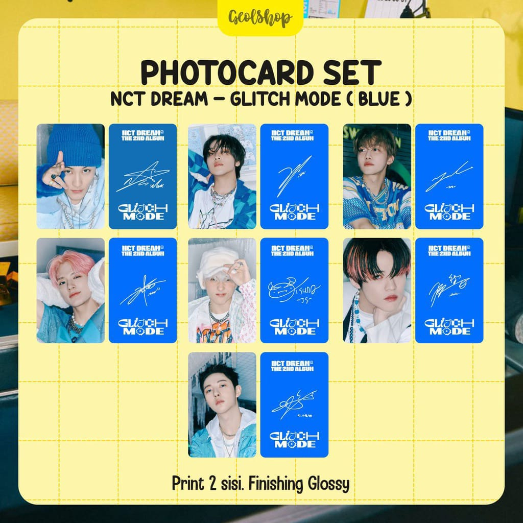 PC PREMIUM NCT DREAM GLITCH,DREAMING ,LAUNDRY SHOP &amp; BFE