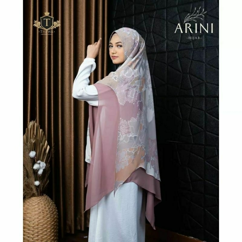 READY Khimar Syari JUMBO Thewa ARINI MOTIF