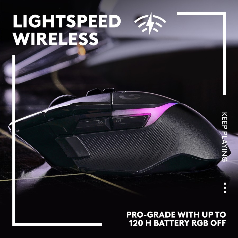 Logitech G502 X Plus Mouse Gaming Wireless RGB HERO 25K DPI