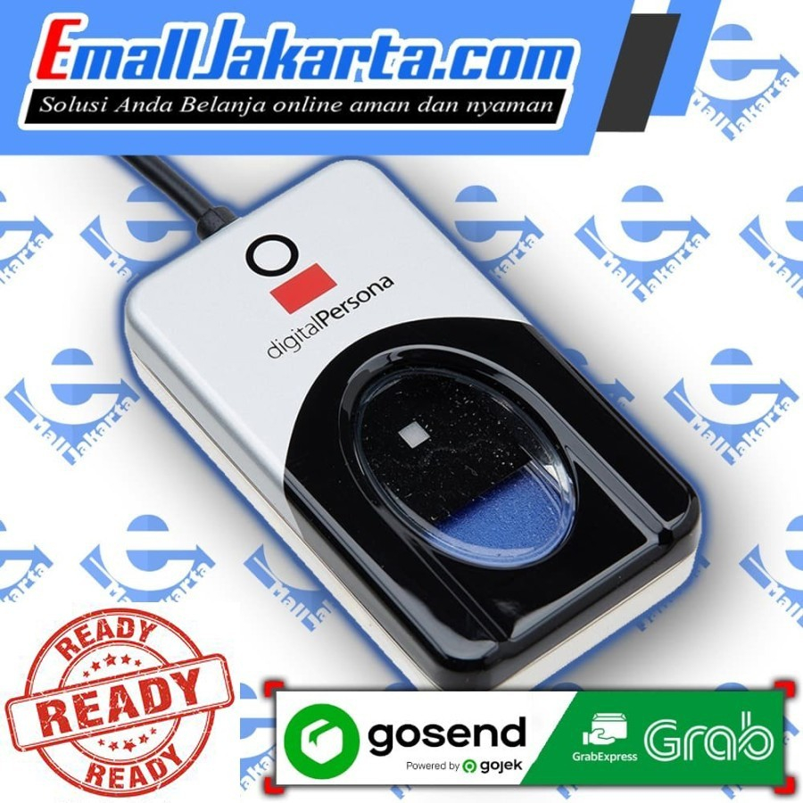 Fingerprint Reader Scanner Digital Persona U Are U 4500 Support BPJS FingerSpot + SDK Flexcode