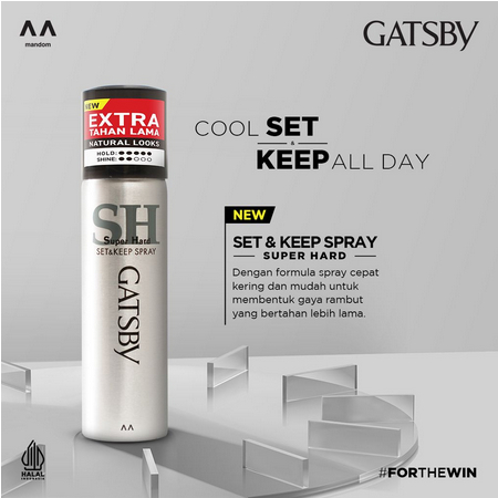 GATSBY Super Head Set &amp; Keep Spray 70ml