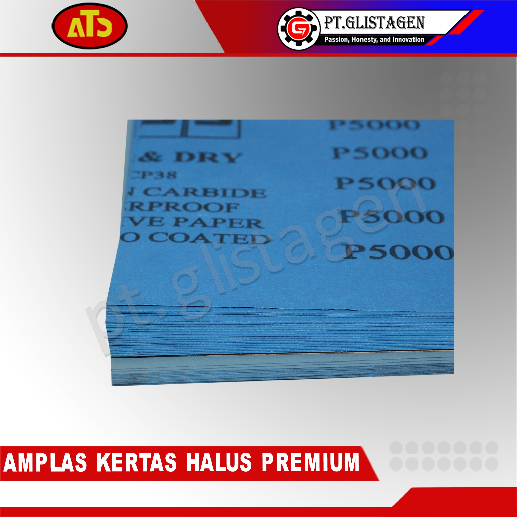 AMPLAS LEMBAR KERTAS PREMIUM SUPER HALUS P5000 / AMPLAS LEMBARAN / AMPLAS KERTAS BASAH DAN KERING