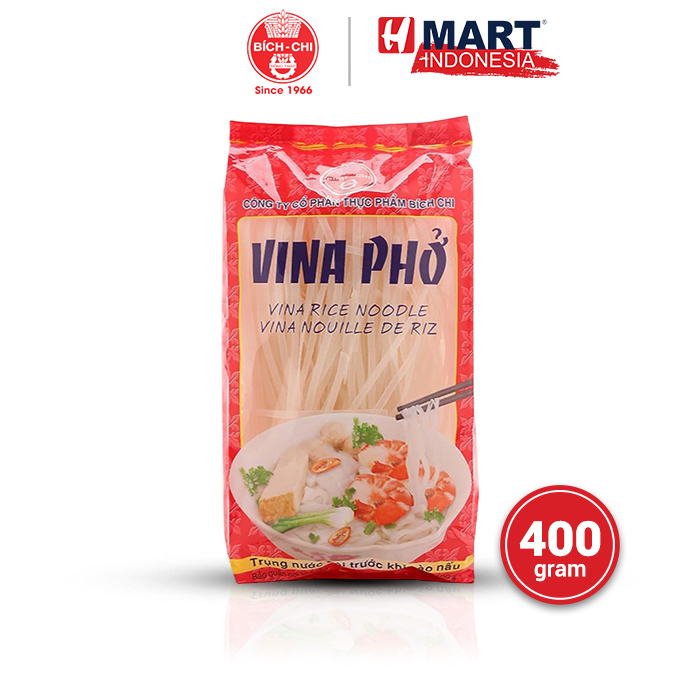 

VINA PHO Rice Noodle Vietnam - Kwetiau - Mie Beras Vietnam 400g