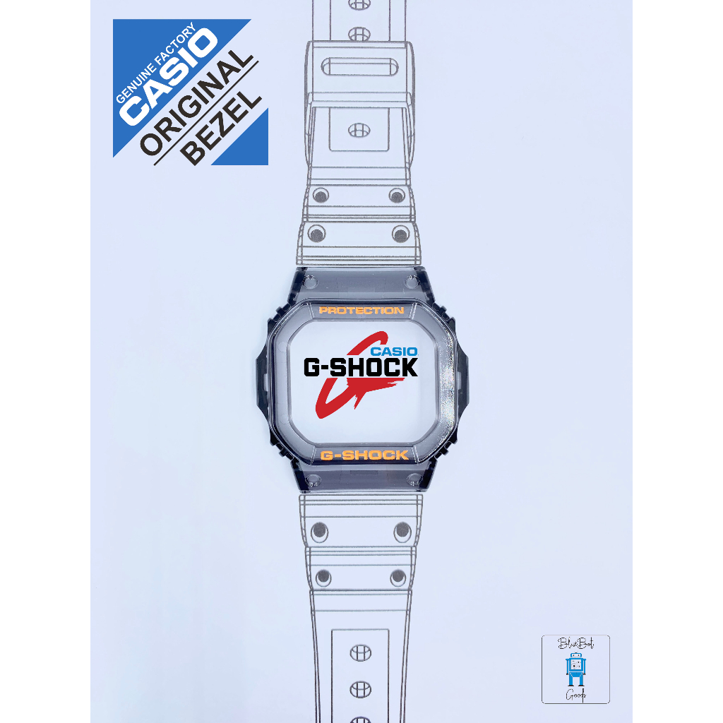 Bezel Casio G-shock original parts Glide GLX5600B square jelly watch
