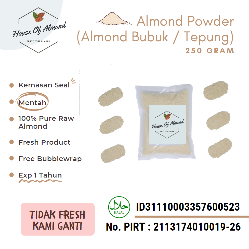 

Almond powder 250gr / Tepung Almond 250gr