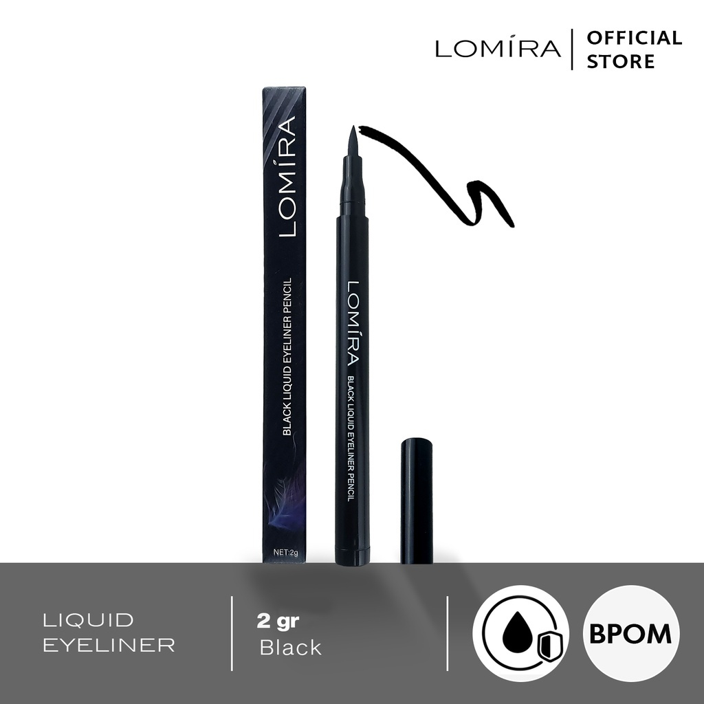 Lomira black liquid eyeliner pencil 2gr