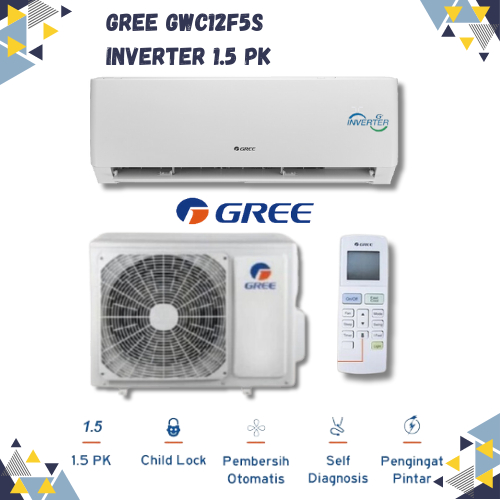 GREE INVERTER 1.5 PK - GWC12F5S