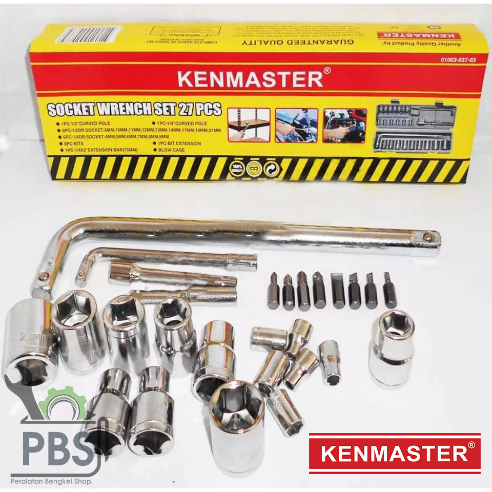 Kunci Sock 27 PCS Berkualitas. Kunci Socket 27 PCS. Kunci Sock L.