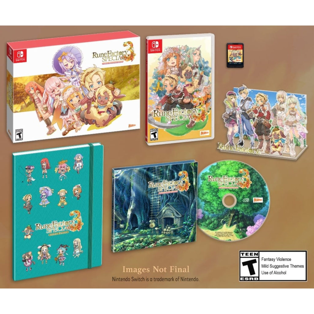 Nintendo Switch Rune Factory 3 Special Golden Memories Limited Edition