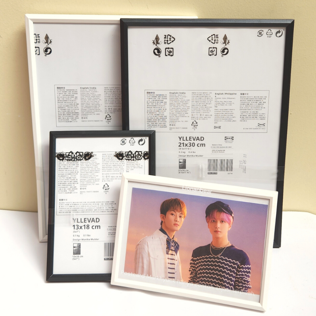Frame IKEA YLLEVAD figura / pigora / bingkai foto kpop Postcard / foto 5R / Poster A4/Folio [By KSFx