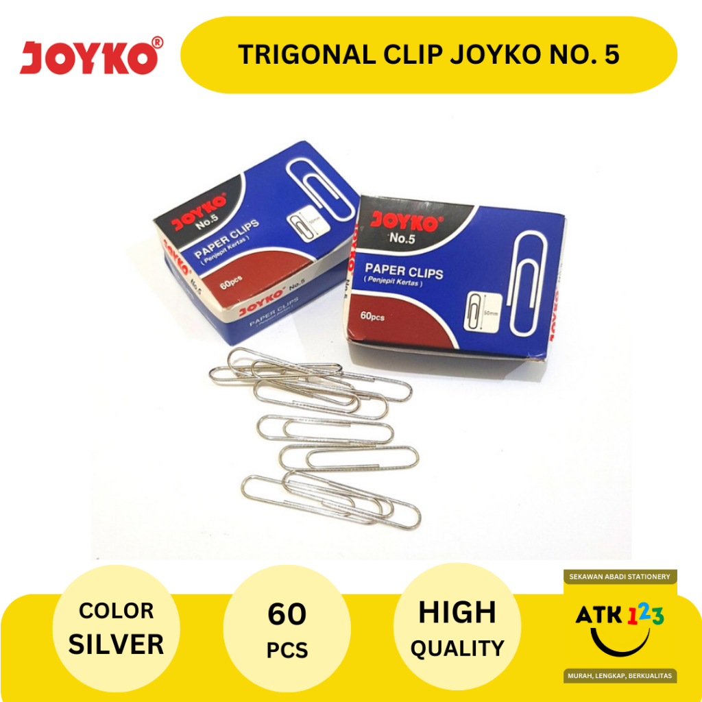 Paper Clip / Trigonal Clip Merk Joyko No. 5