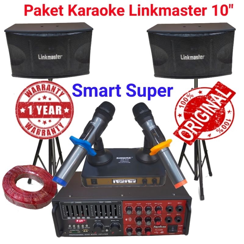 Paket sound sistem Linkmaster 10inch, Paket sound Termurah