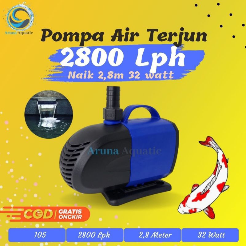 MESIN POMPA AQUARIUM KOLAM AIR TERJUN POWER HEADS HIDROPONIK KOLAM