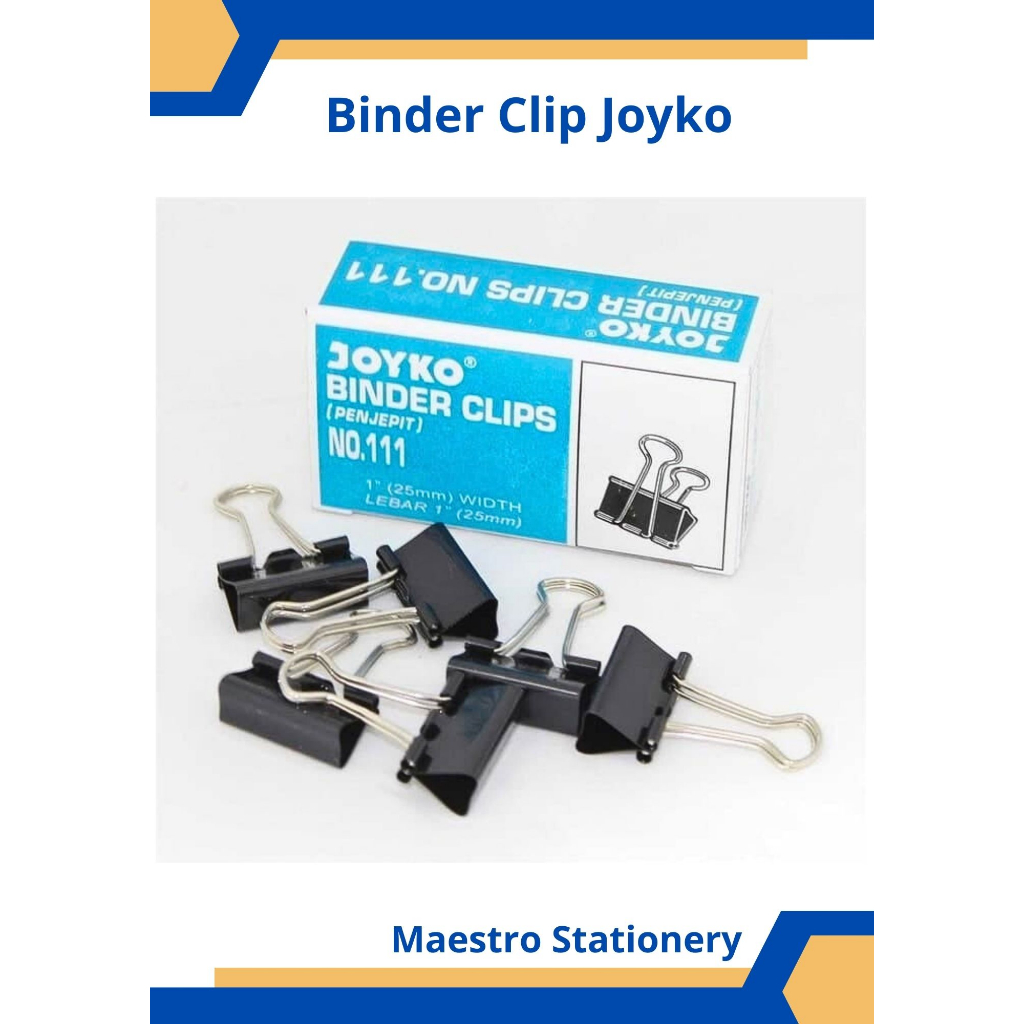 

Binder Clip No 105 / 107 / 111 / 155 Joyko