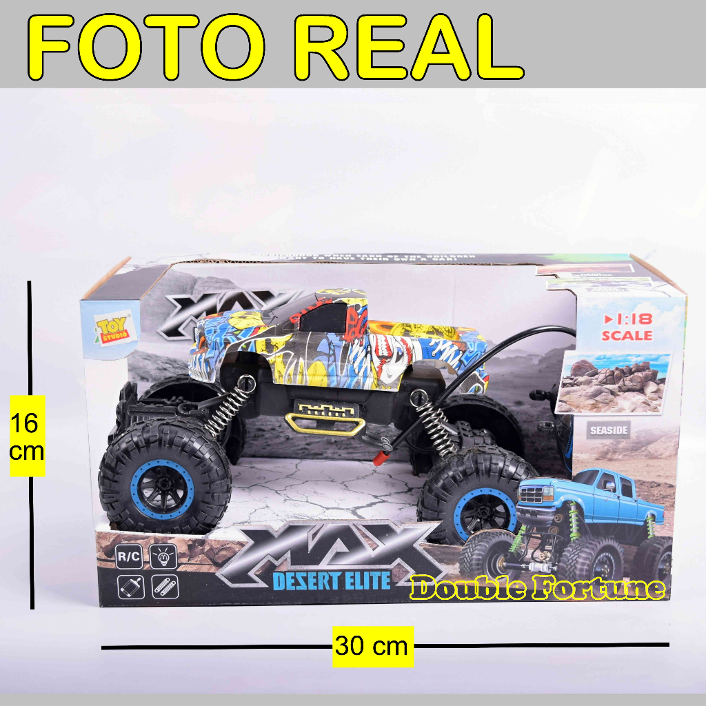 MOBIL REMOT  MAX DESERT ELITE   SKALA 1:18   REMOTE CONTROL CAR WITH RECHARGEABLE BATTERY