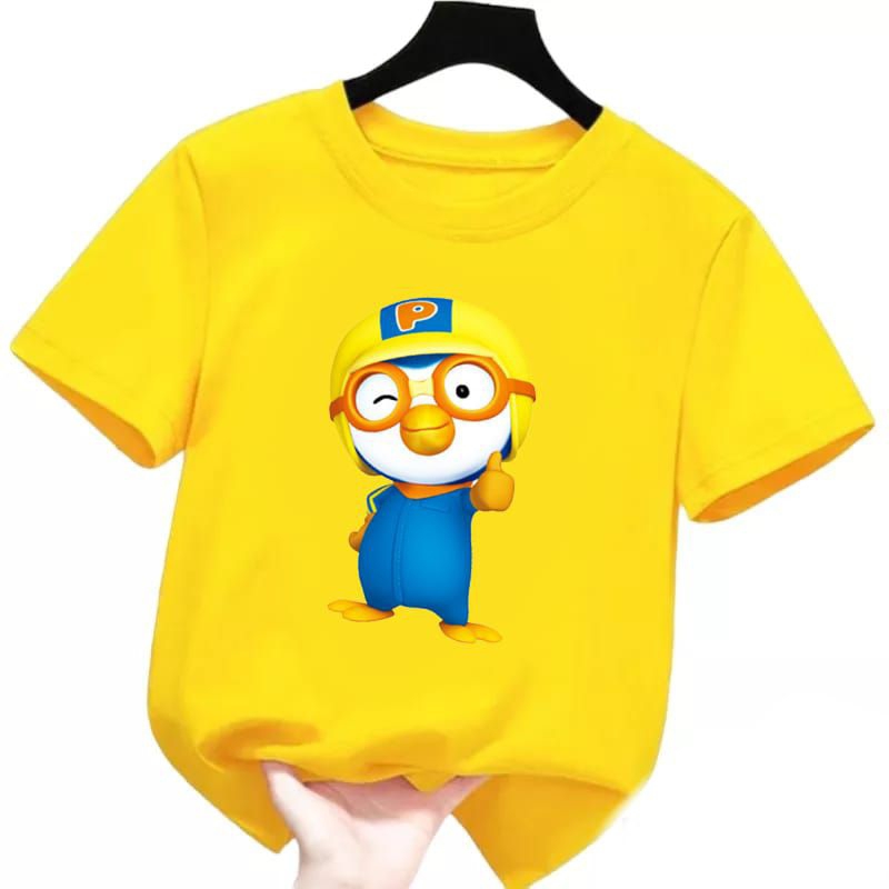 kaos anak pororo/kaos anak karakter viral unisex