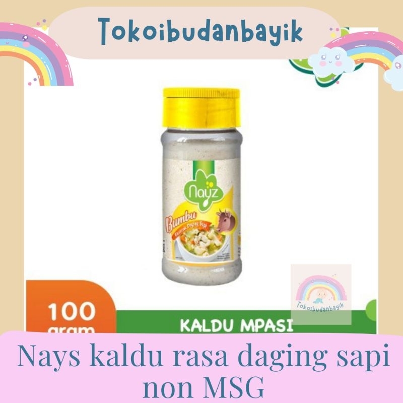 Nayz Kaldu Bayi Non MSG Sapi/ikan 100gr