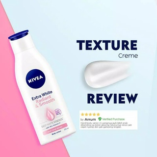 `ღ´ PHINKL `ღ´ NIVEA extra whitening Body Lotion hembody pelembab badan kulit pemutih bleaching  200ml