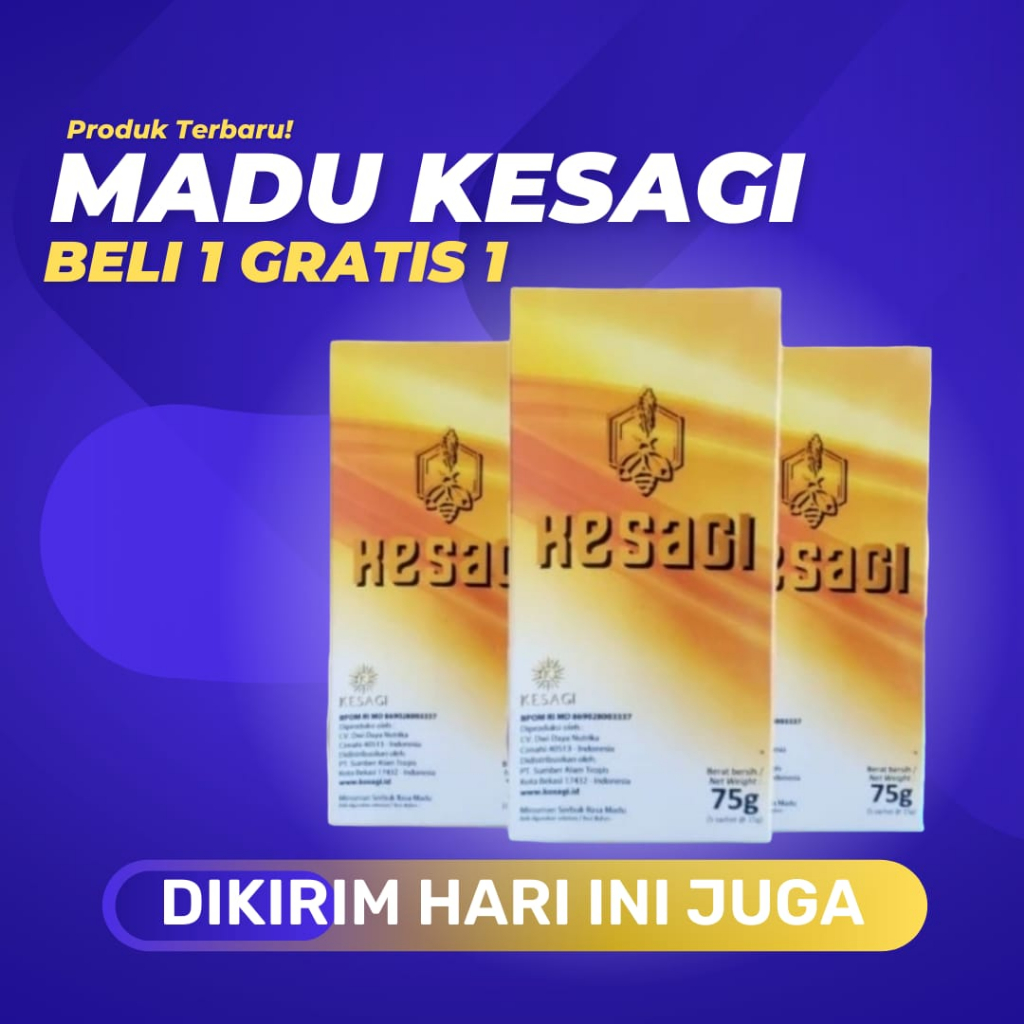 Madu Kesagi Asli Original Madu Kuat Pria Resmi Bpom Isi 5 Sachet
