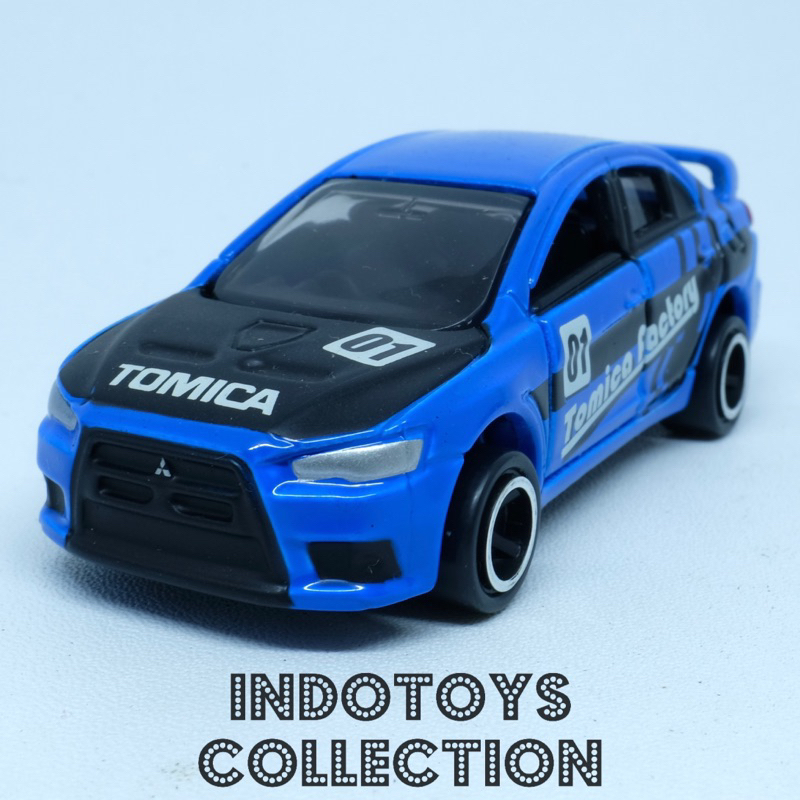 Tomica Factory ~ Mitsubishi Lancer Evo X Biru