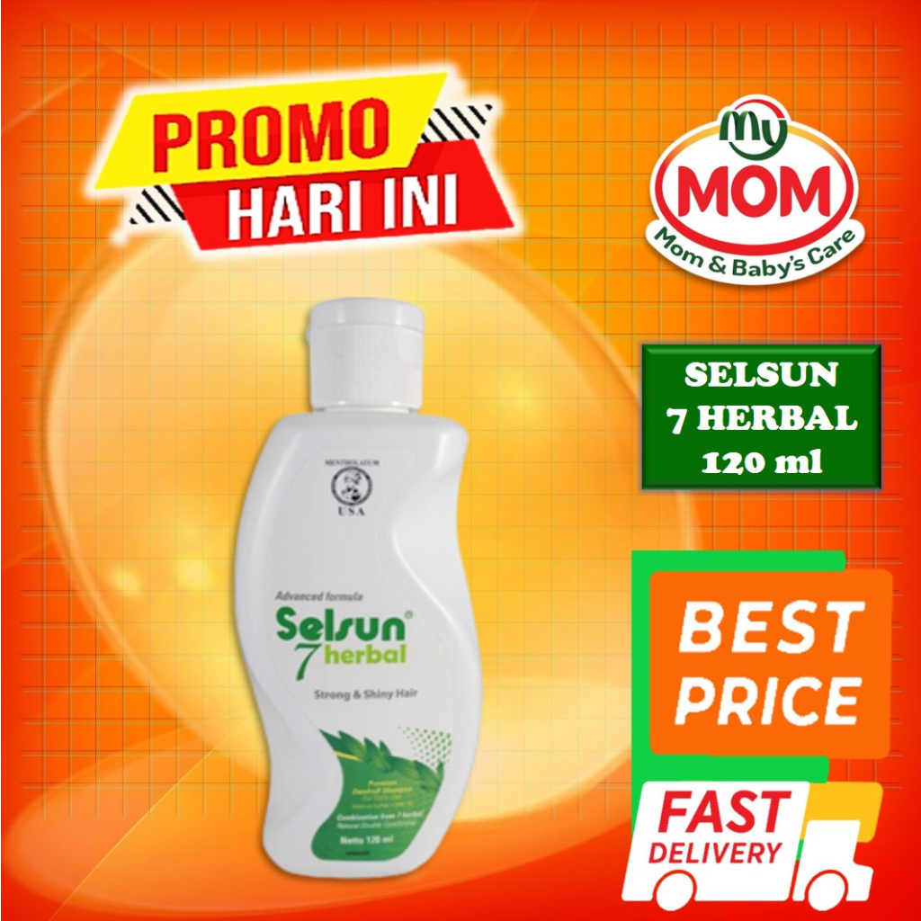 [BPOM] Shampoo Selsun 7 Herbal 120 ml / Shampo Selsun Seven Herbal 120 ml / Sampo / Anti Ketombe / MY MOM